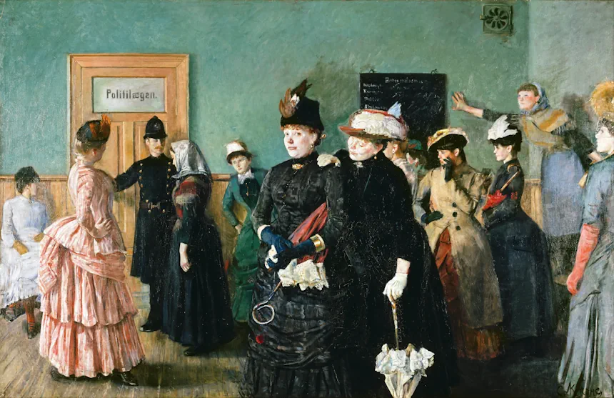 I polisläkarens väntrum